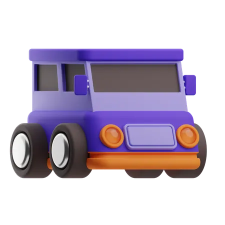 Caminhão de transporte  3D Icon