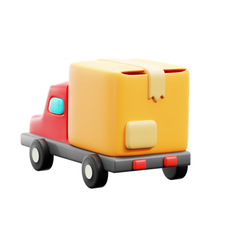 Caminhão de transporte  3D Icon