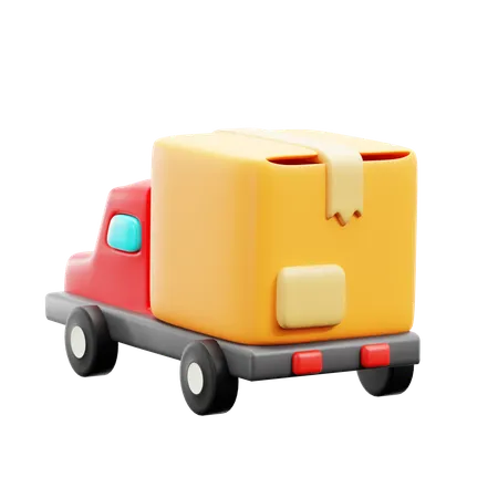 Caminhão de transporte  3D Icon