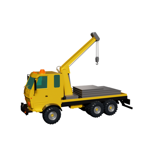 Caminhão guindaste  3D Icon