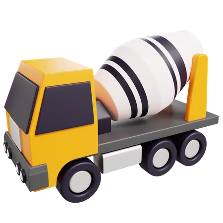 Caminhão betoneira  3D Icon