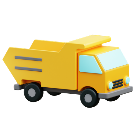 Coleta de caminhão  3D Icon