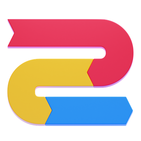 Caminho  3D Icon