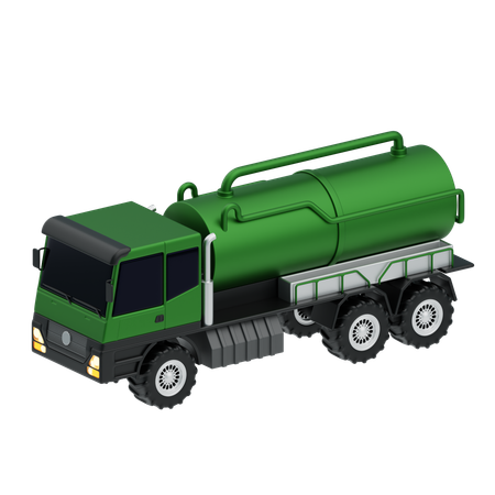 Camion aspirateur  3D Icon