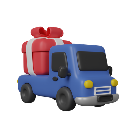 Camion cadeau  3D Icon