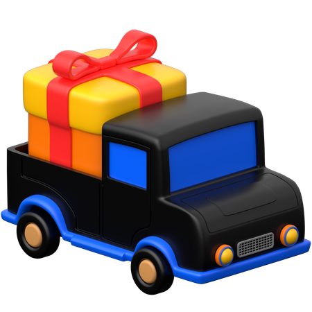 Camion cadeau  3D Icon