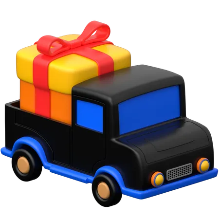 Camion cadeau  3D Icon