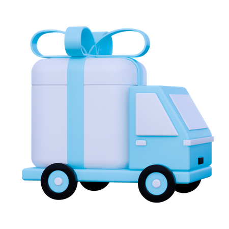 Camion cadeau  3D Icon