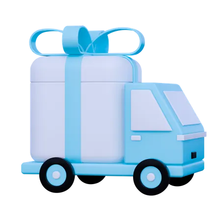 Camion cadeau  3D Icon