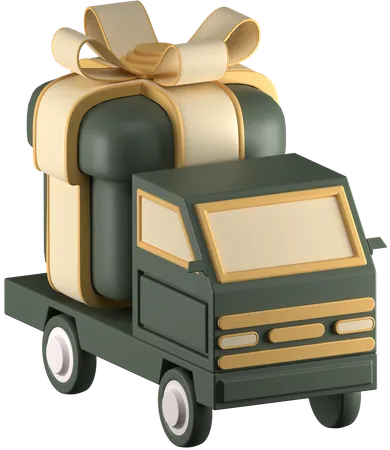 Camion cadeau  3D Icon