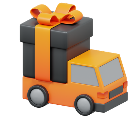 Camion cadeau  3D Icon