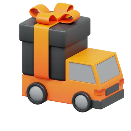 Camion cadeau  3D Icon