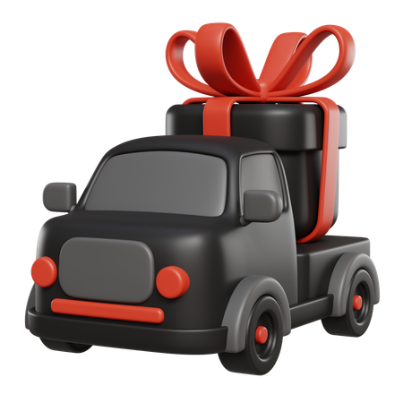 Camion cadeau  3D Icon