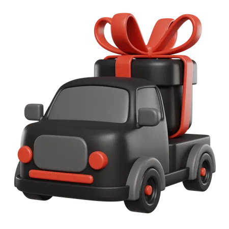 Camion cadeau  3D Icon