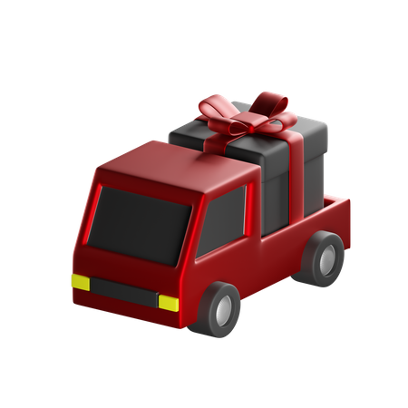 Camion cadeau  3D Icon