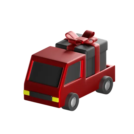 Camion cadeau  3D Icon