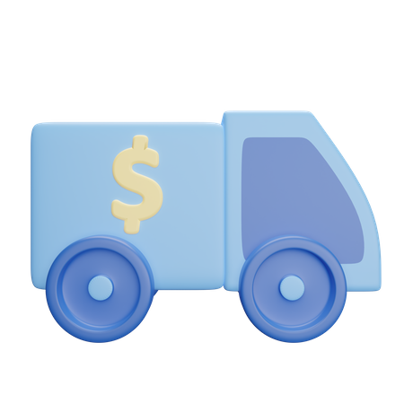 Camion de caisse  3D Icon