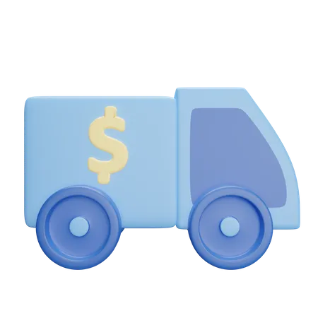 Camion de caisse  3D Icon