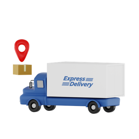 Camion de marchandises  3D Icon