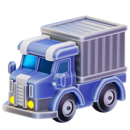 Camion de marchandises  3D Icon