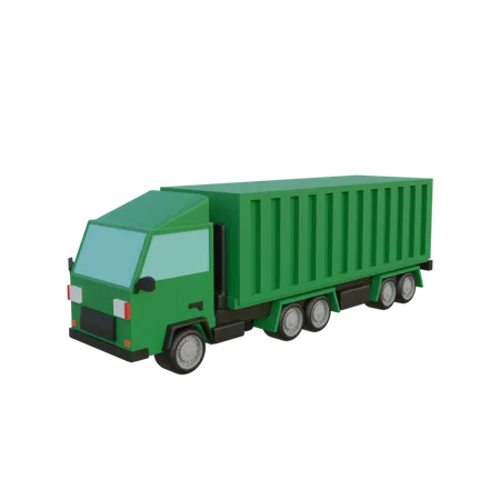 Camion de marchandises  3D Illustration