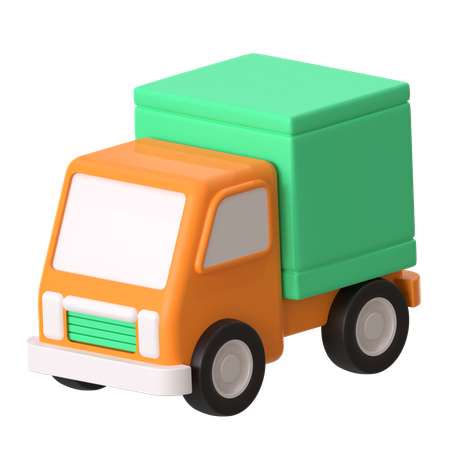 Camion fourgon  3D Icon