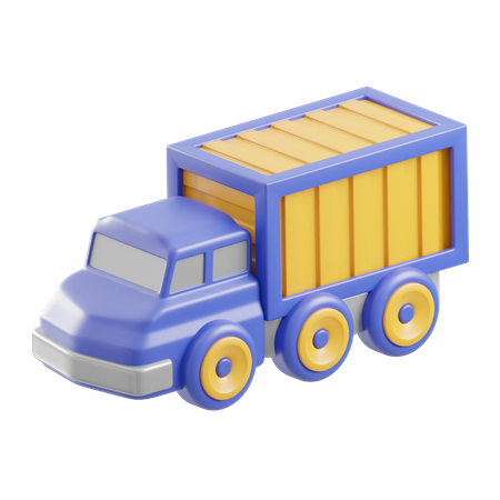 Camion portacontainer  3D Icon