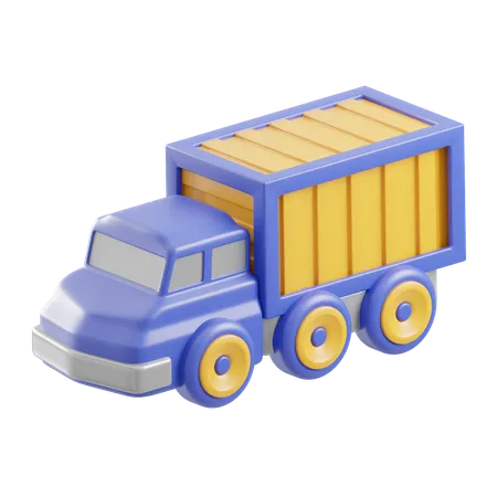 Camion portacontainer  3D Icon