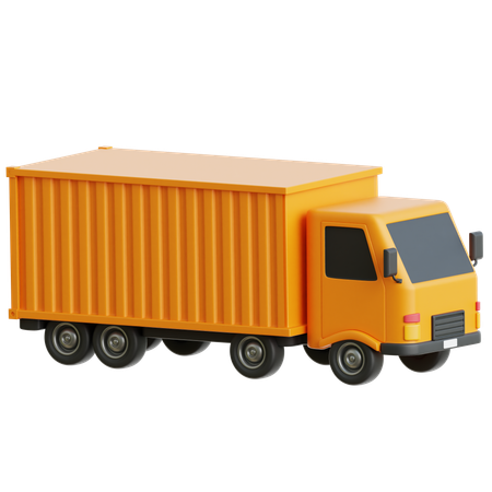 Camion portacontainer  3D Icon