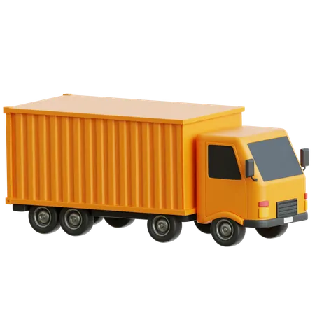 Camion portacontainer  3D Icon