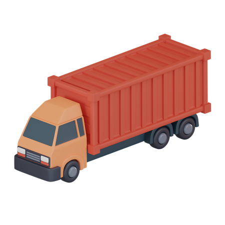 Camion porte-conteneurs  3D Icon