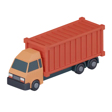 Camion porte-conteneurs  3D Icon