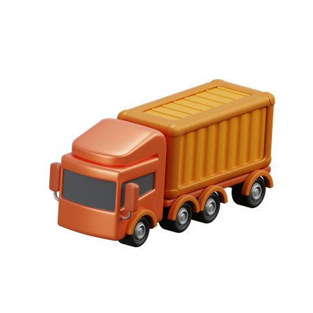 Camion porte-conteneurs  3D Icon