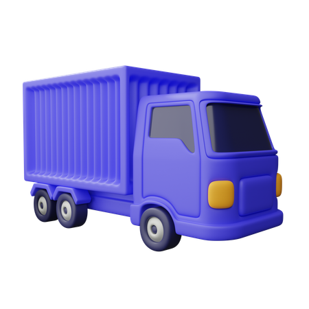 Camion porte-conteneurs  3D Icon