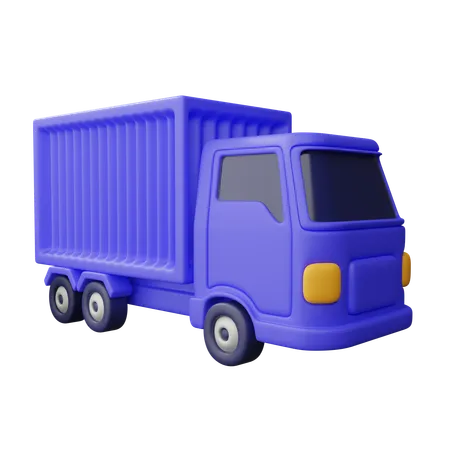 Camion porte-conteneurs  3D Icon