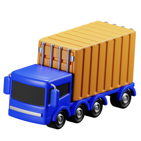 Camion porte-conteneurs  3D Icon