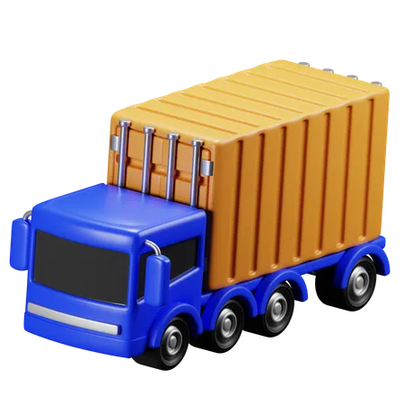 Camion porte-conteneurs  3D Icon