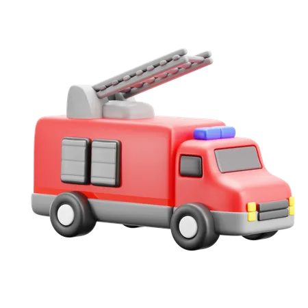 Camión de bomberos  3D Icon