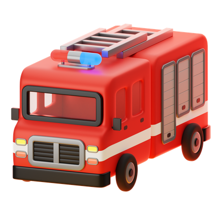 Camión de bomberos  3D Icon