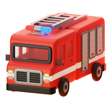 Camión de bomberos  3D Icon