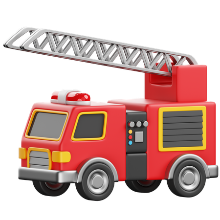 Camión de bomberos  3D Icon