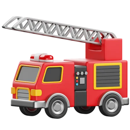 Camión de bomberos  3D Icon