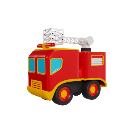 Camión de bomberos  3D Icon