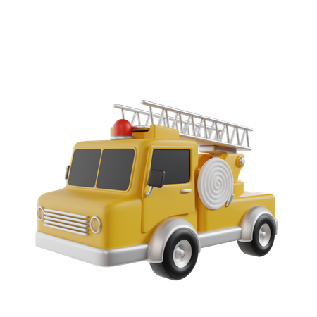 Camión de bomberos  3D Icon