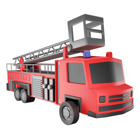 Camión de bomberos  3D Illustration