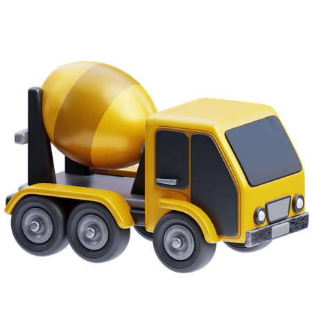 Camion de ciment  3D Icon