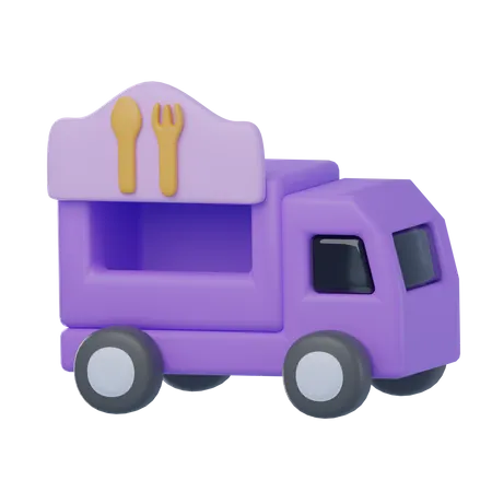 Camión de comida  3D Icon