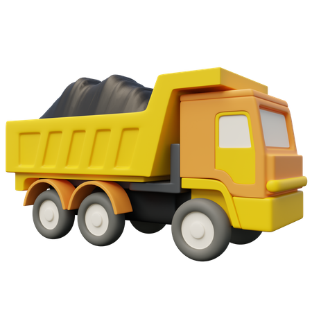 Camión de construcción  3D Icon