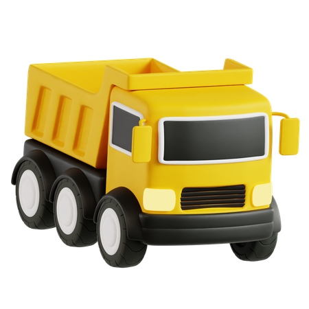 Camion de construction  3D Icon