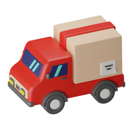 Entrega de camiones  3D Icon